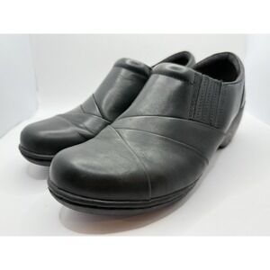 Clarks Women's Channing Essa Leather Slip-On Shoes – Size 8.5